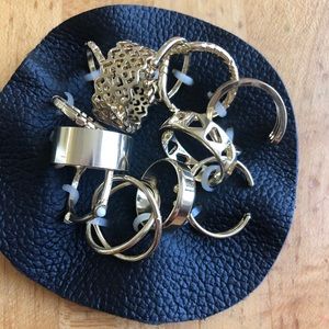 Free People 12pc Ring Set